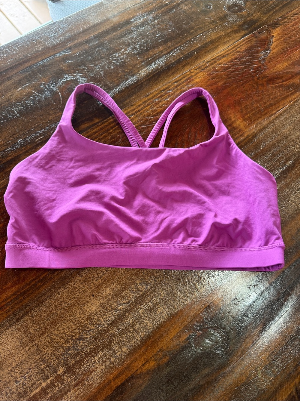lululemon athletica Purple/Pink Cross-Back Sports Bra